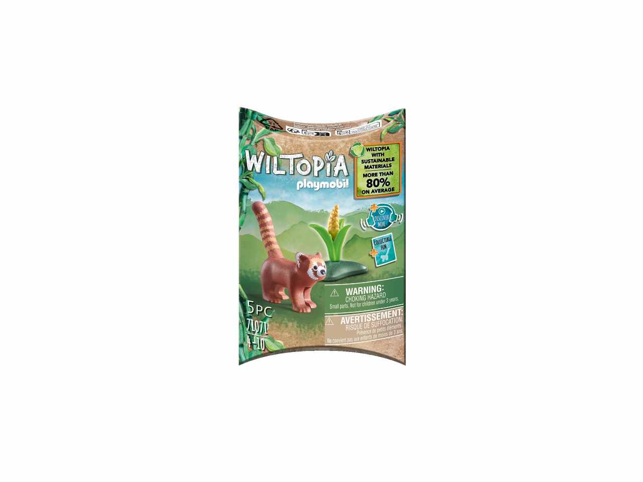 Playmobil wiltopia panda rosso