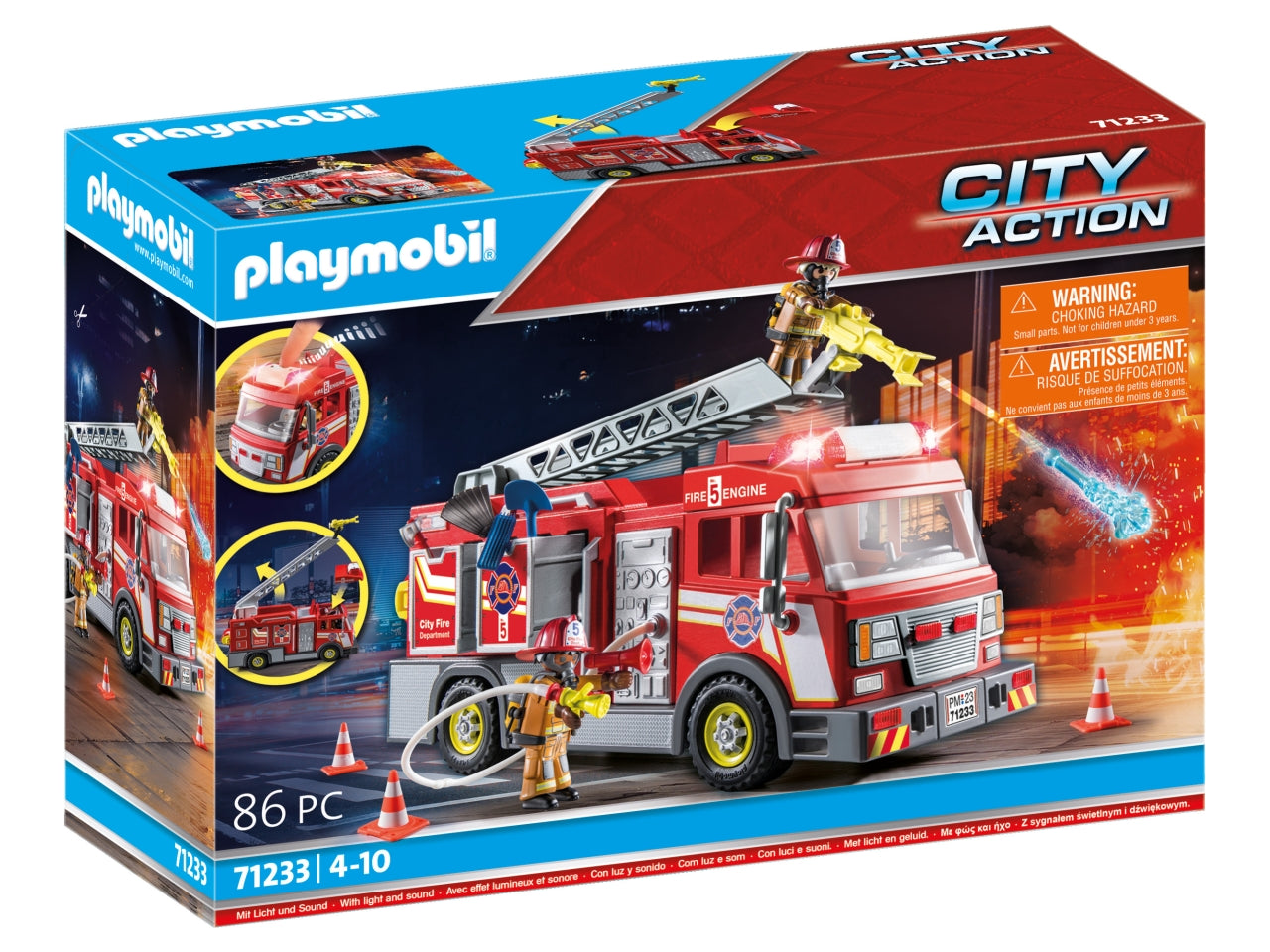 Playmobil fire truck