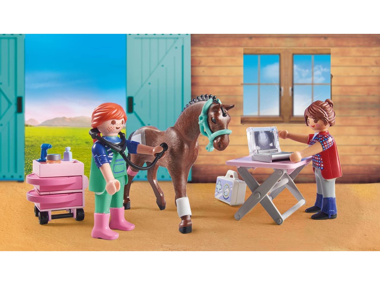 Playmobil veterinaria del maneggio