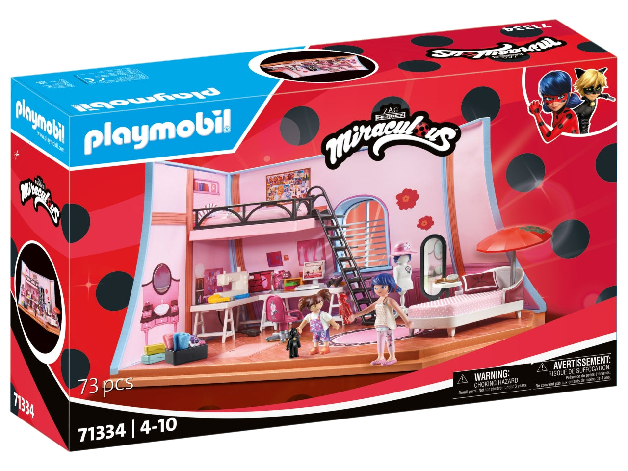 Playmobil miraculous: la stanza di marinette
