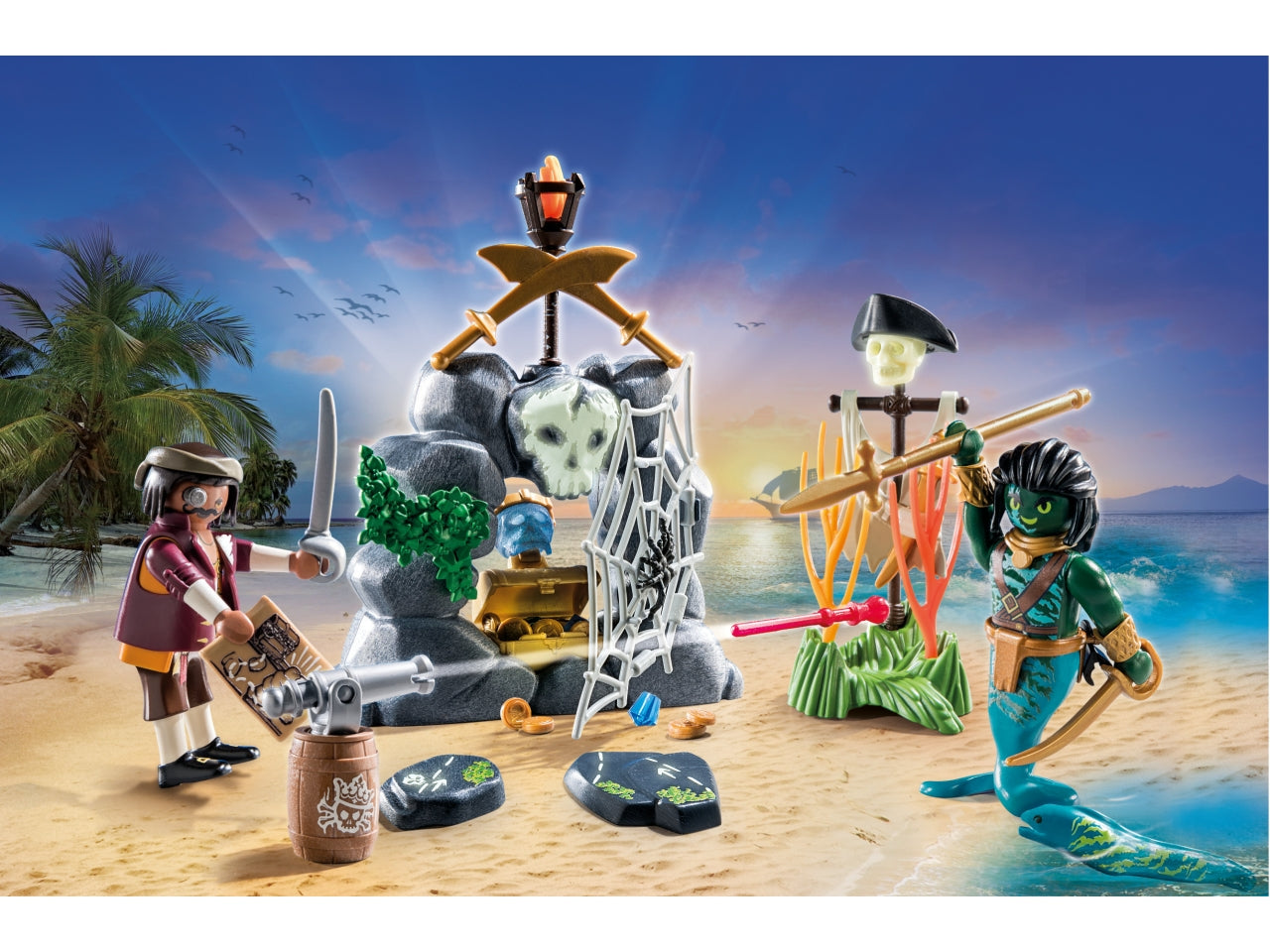 Playmobil Pirates nascondiglio del tesoro pirata