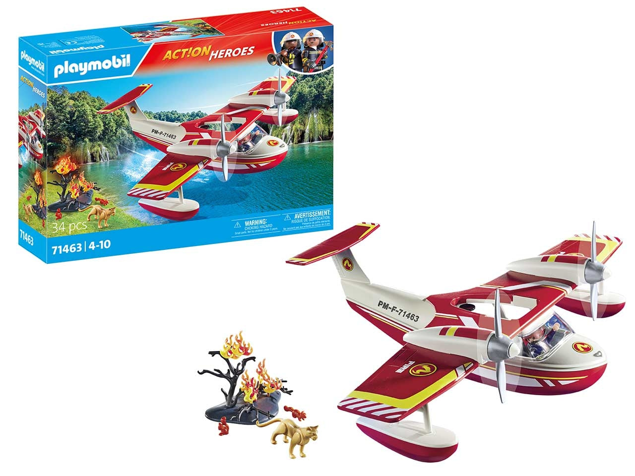 Playmobil idrovolante dei pompieri