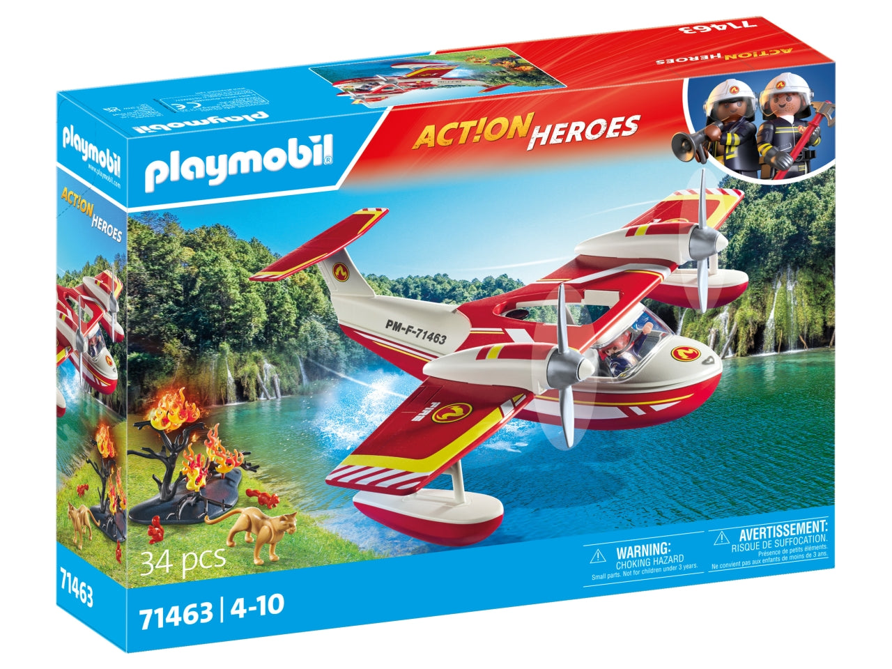 Playmobil idrovolante dei pompieri