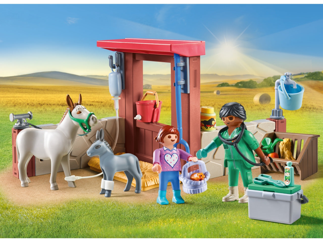 Playmobil veterinaio della fattoria