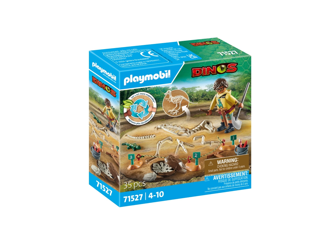 Playmobil fossili di dinosauro