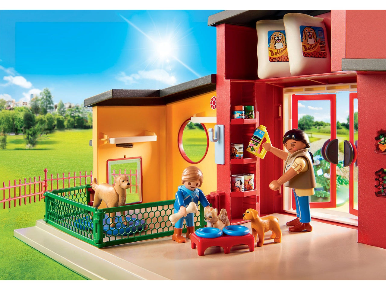 Playmobil Residence Piccola Zampa, edizione esclusiva per il 50° anniversario, divertimento a quattro zampe con accessori e adesivi personalizzabili, giocattolo per bambini dai 4 anni in su | Playmobil