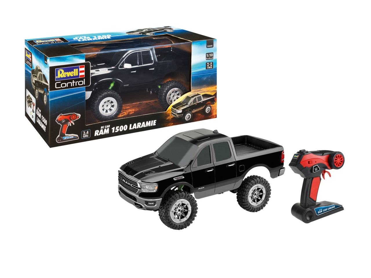 Auto radiocomandata ram 1500 laramie back in black