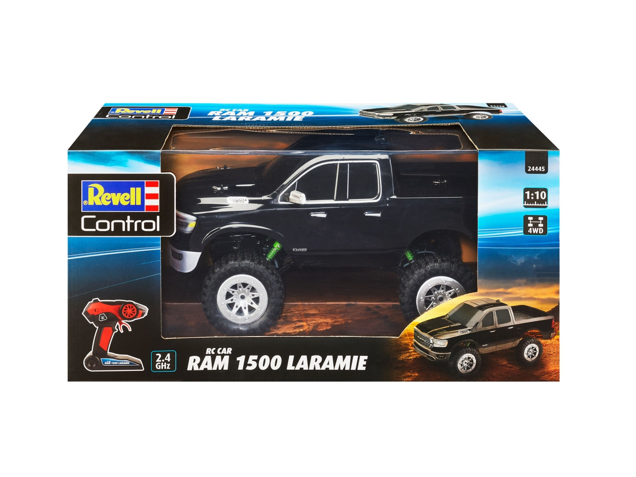 Auto radiocomandata ram 1500 laramie back in black