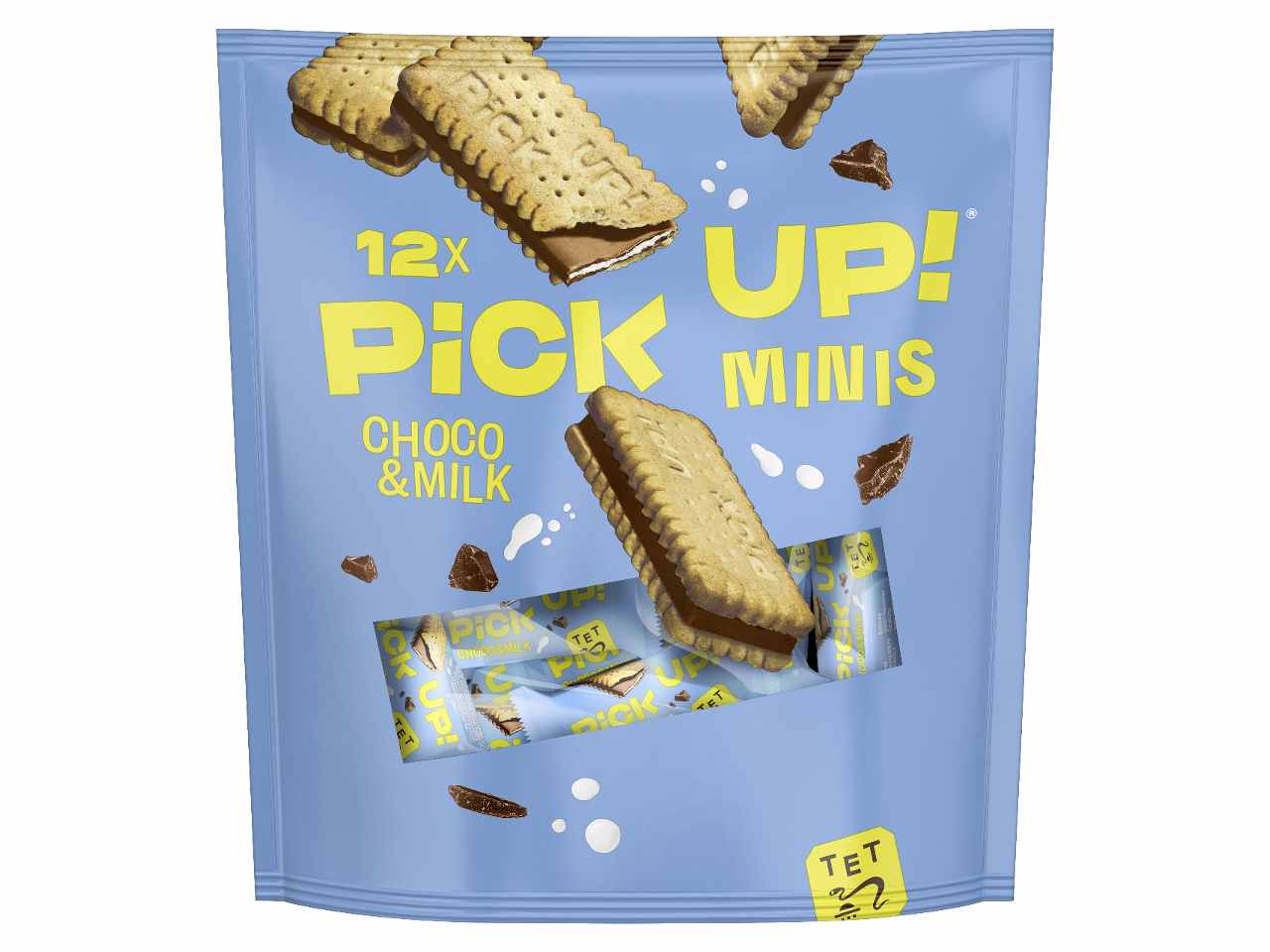 Biscotto pick up! choco&milk minis da 127gr