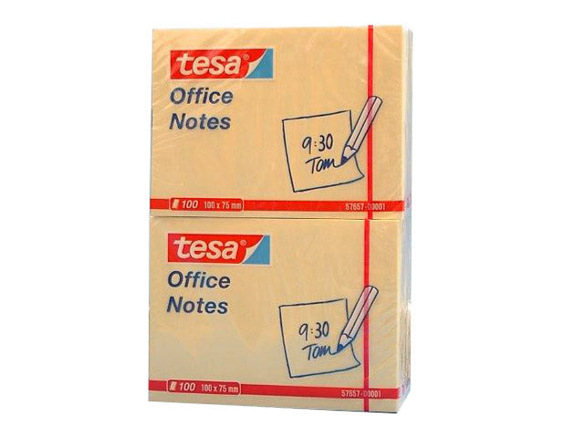 Notes office 100x75mm giallo 12 pezzi