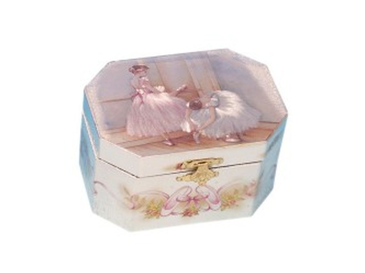 Portagioie ballerine con carillon 15x11cm