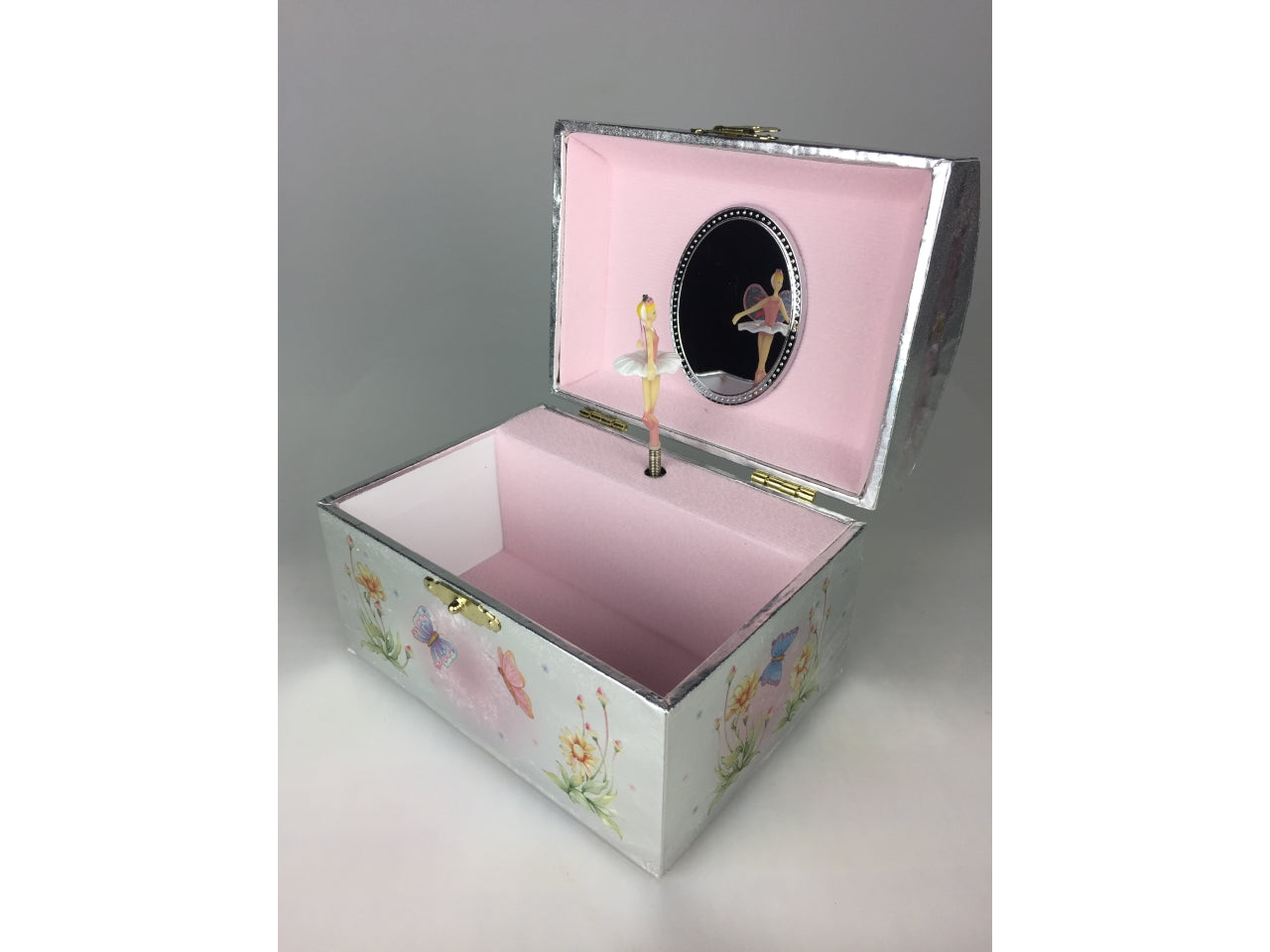 Carillon portagioie con ballerina 15x11x8cm