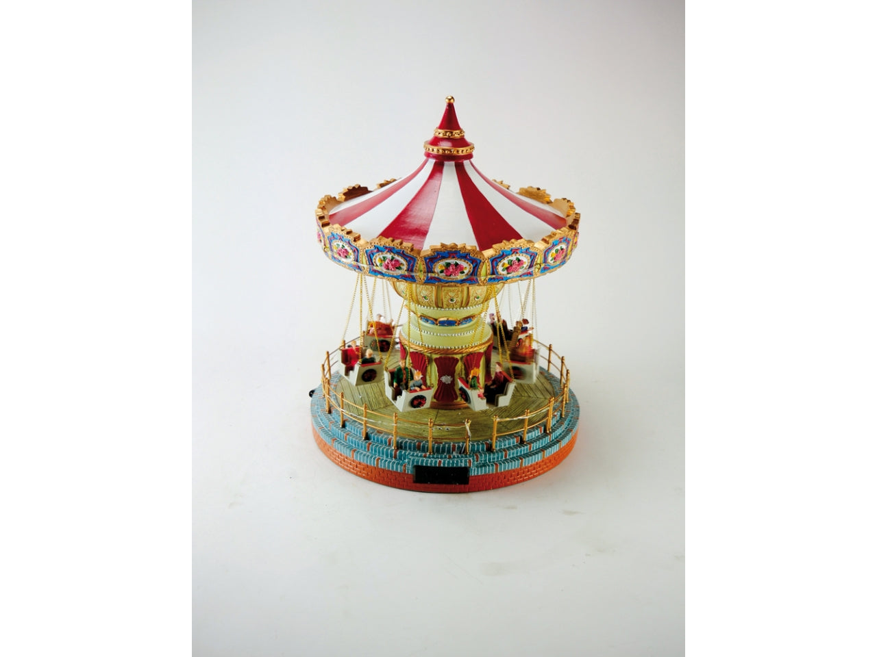 Giostrina carillon 30x30x33,5cm soggetti natalizi adattatore incluso