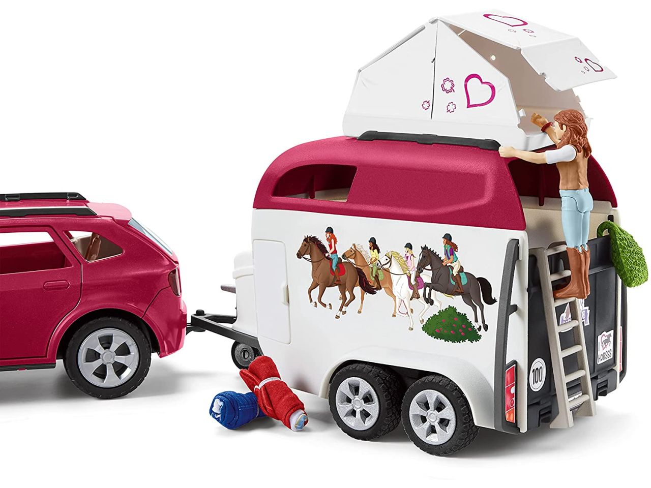 Auto e rimorchio per cavalli