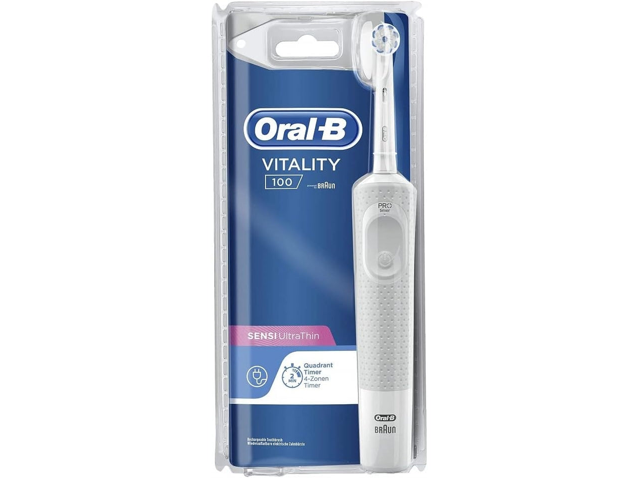 Oral b spazzolino vitality sensitive$