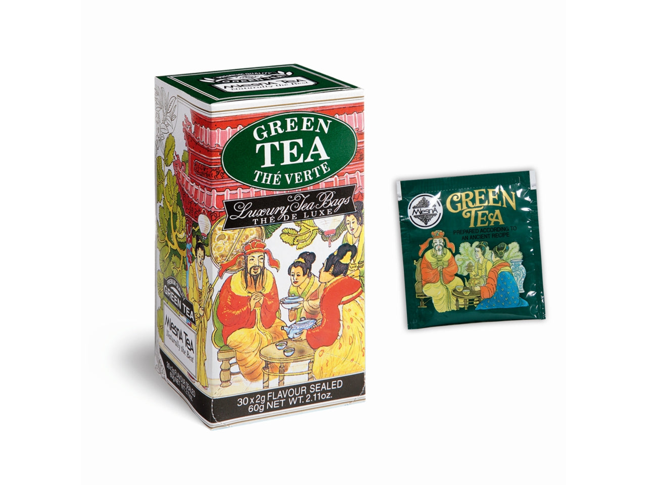 Tè verde - la confezione comprende 30 filtri da 2gr ciascuno