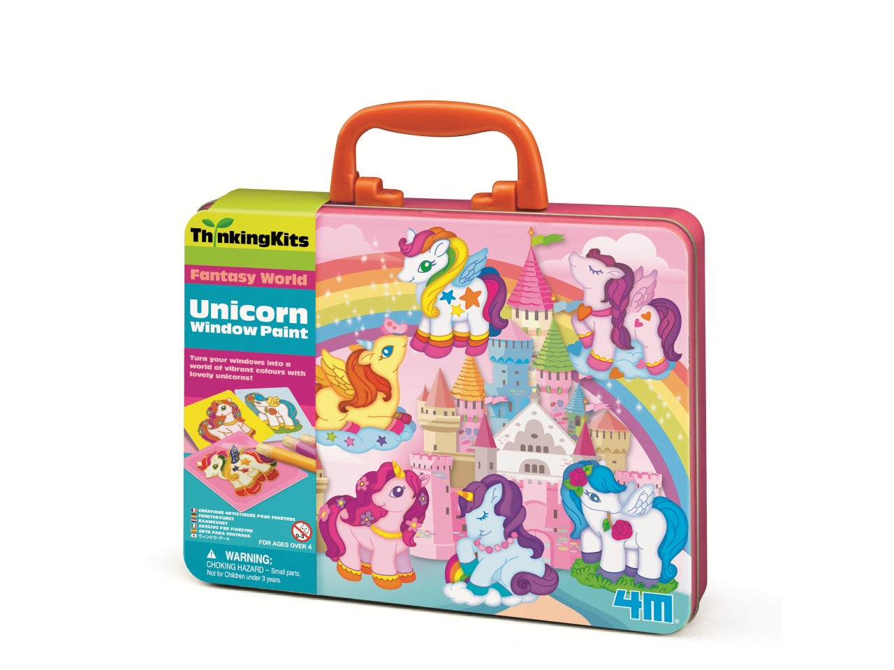 Thinking kits crea adesivi per vetri unicorno