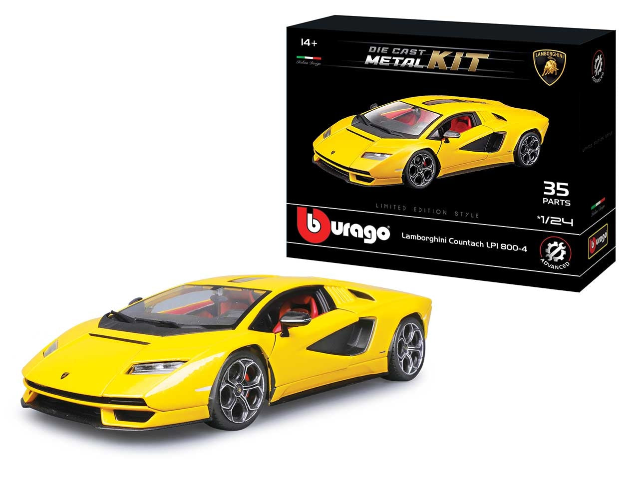 Model kit lamborghini countach in scala 1:24