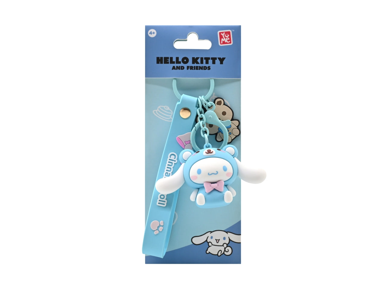 Yume hello kitty and friends keychain with hand strap animals series
