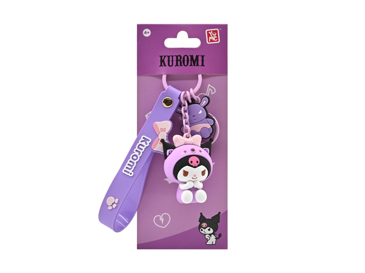 Yume hello kitty and friends keychain with hand strap animals series