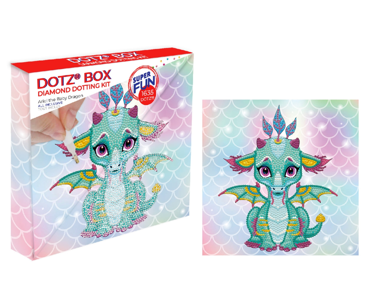 Diamond dotz box ariel baby dragon