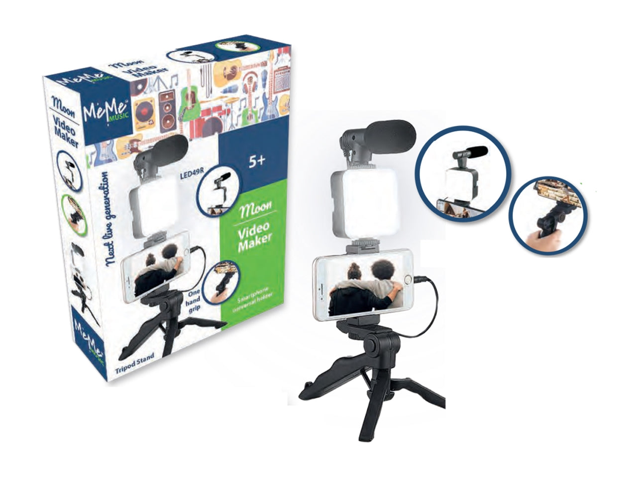 Video maker con supporto moon