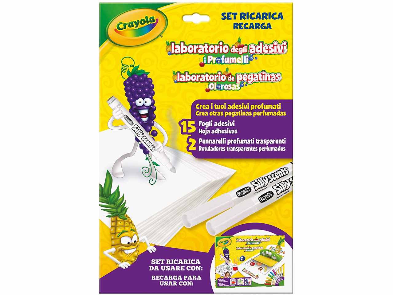 Ricarica per Laboratorio Profumelli Crayola