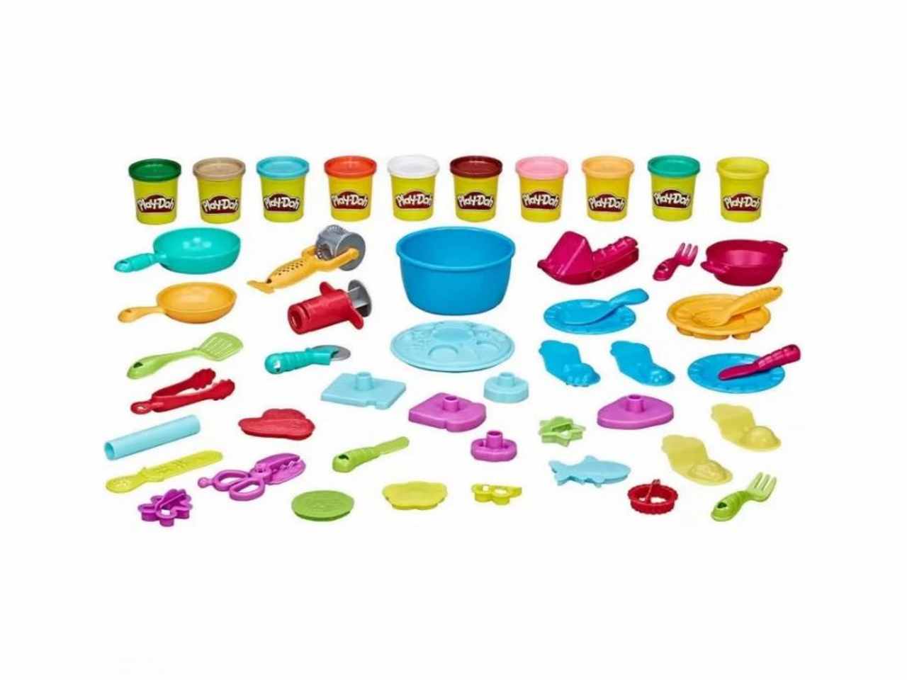 Play-doh kitchen creations set chef professionista