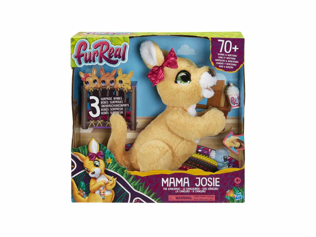 Fur real mama josie il canguro e67245l0 $