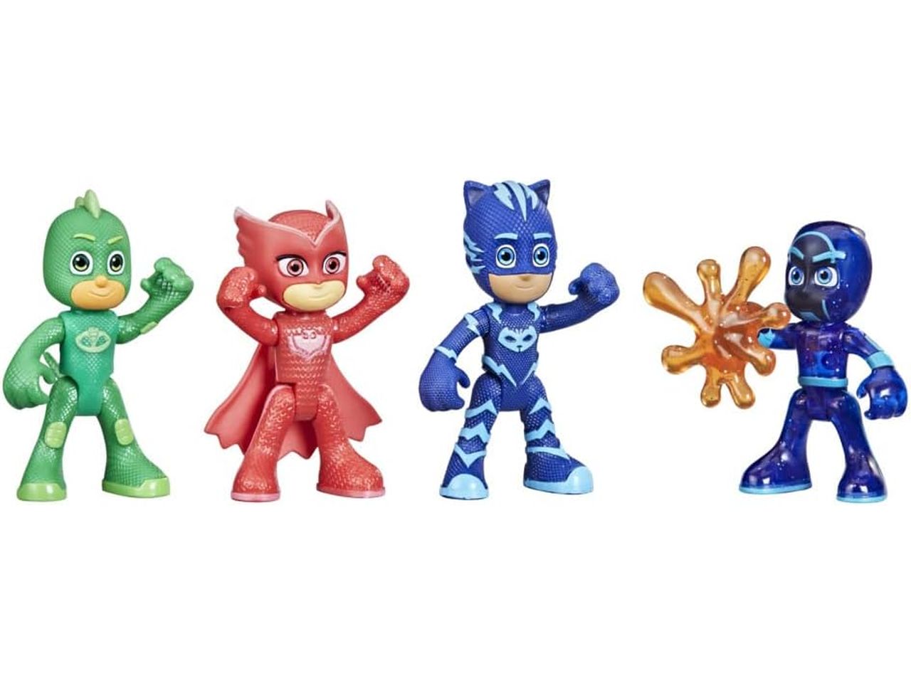 Pj mask hero vs cattivi - la confezione contiene 4 personaggi