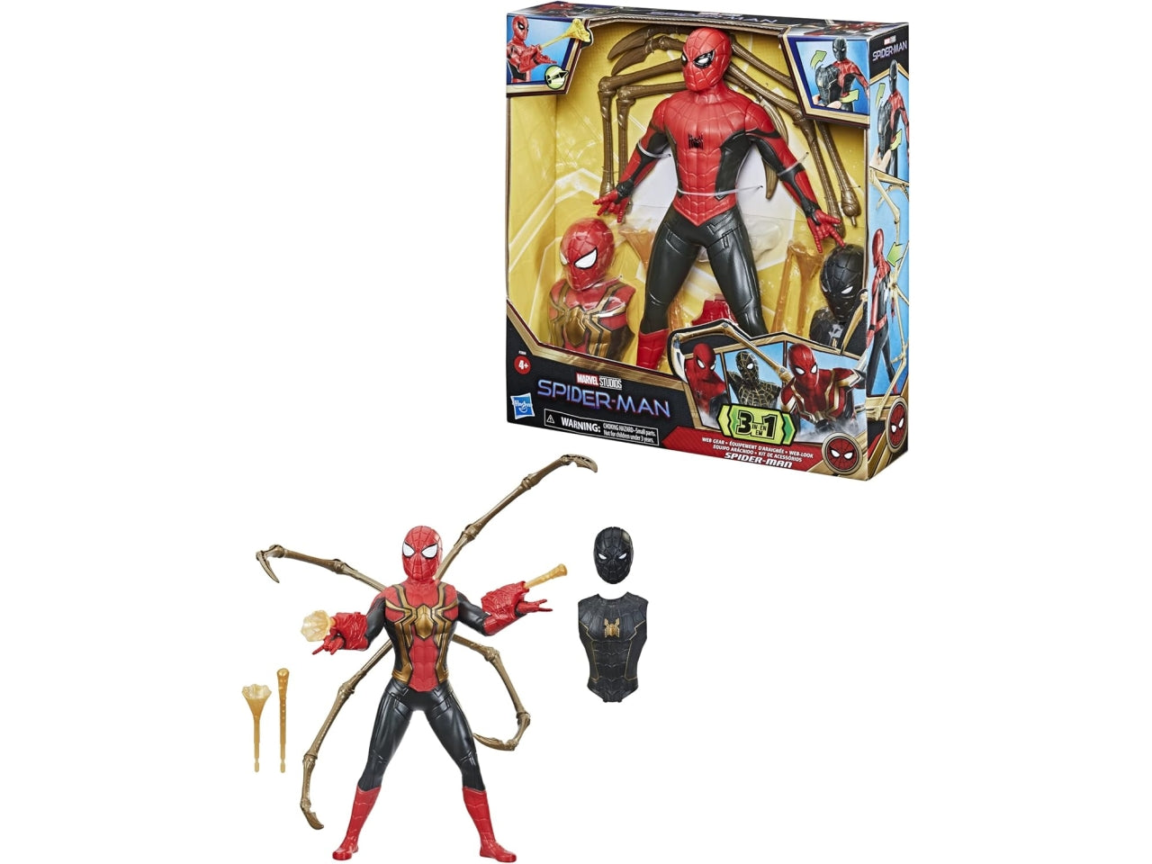3 in 1 web gear iron suit spiderman | Hasbro