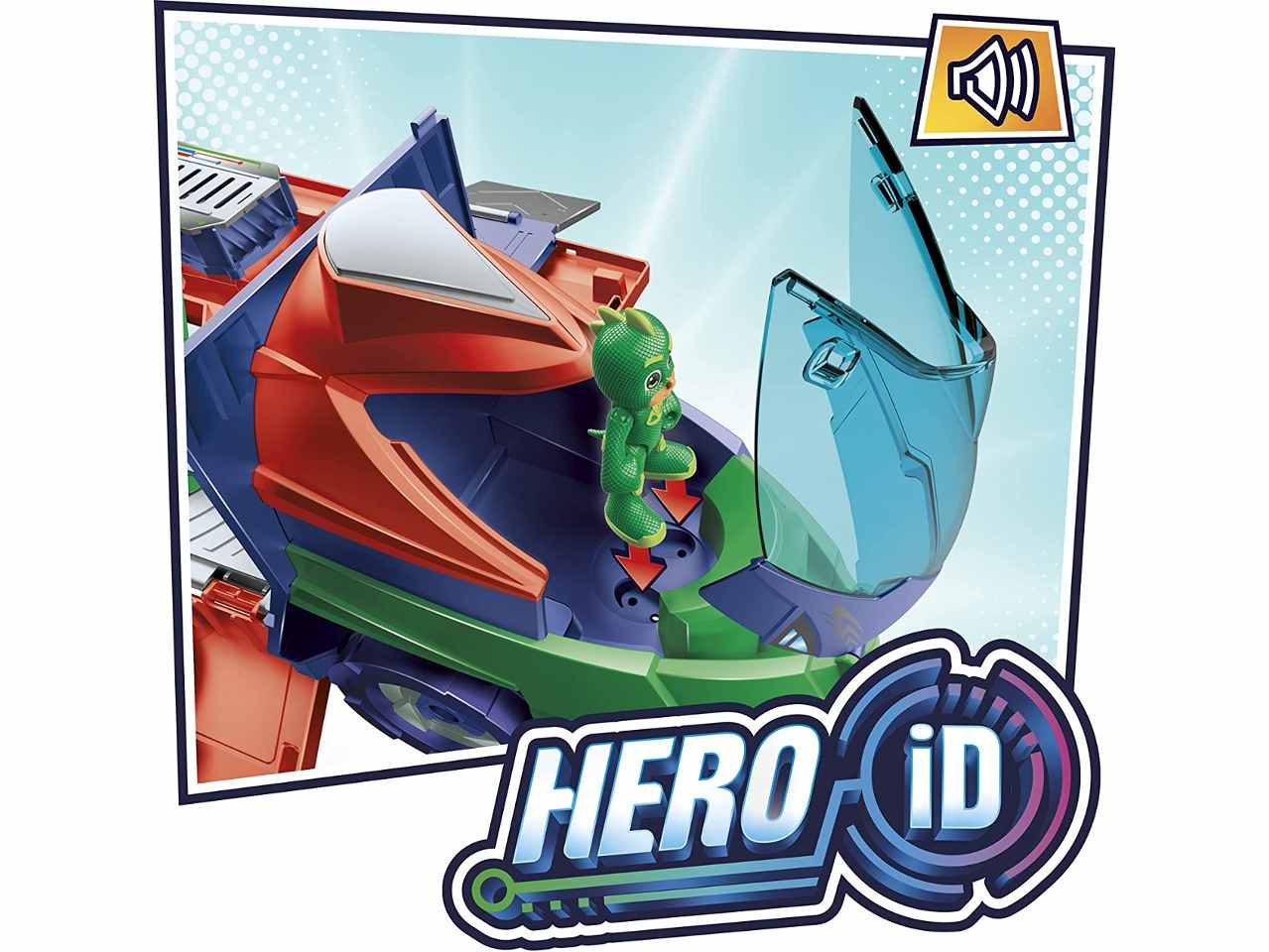 Pj masks camion lanciatore 2 in 1 55cm