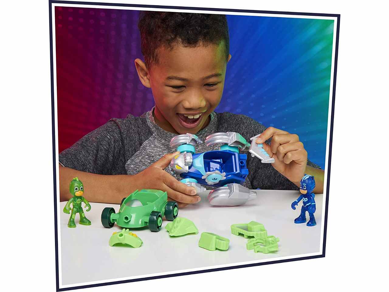 Pj masks camion lanciatore 2 in 1 55cm