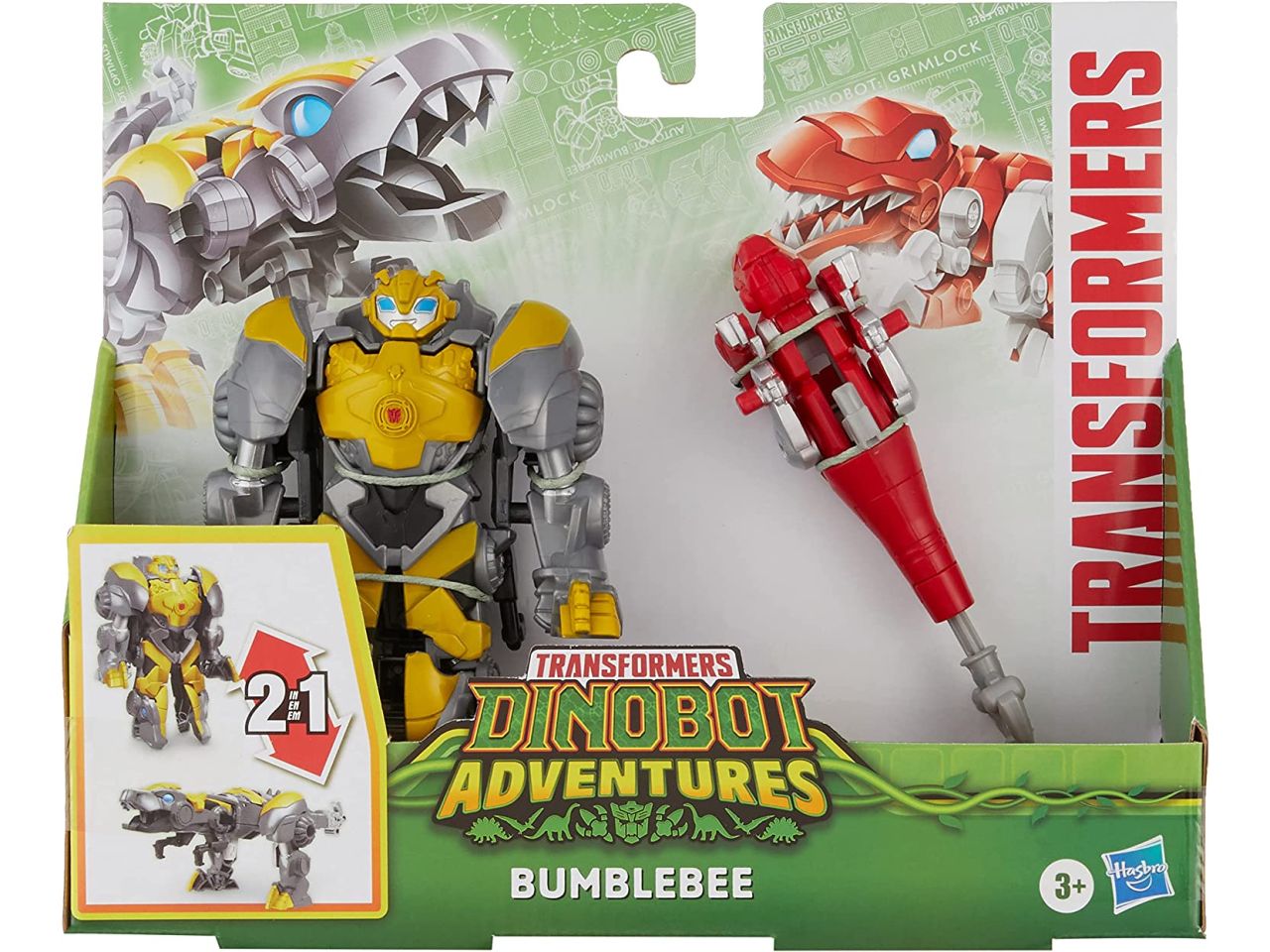 Transformers dinobot adventures optimus o bumblebee
