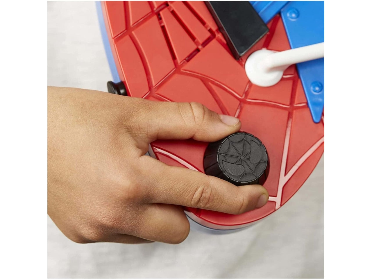 Spiderman chitarra elettronica con 25 suoni sparaproiettili per bambini dai 5+ anni, Marvel hasbro