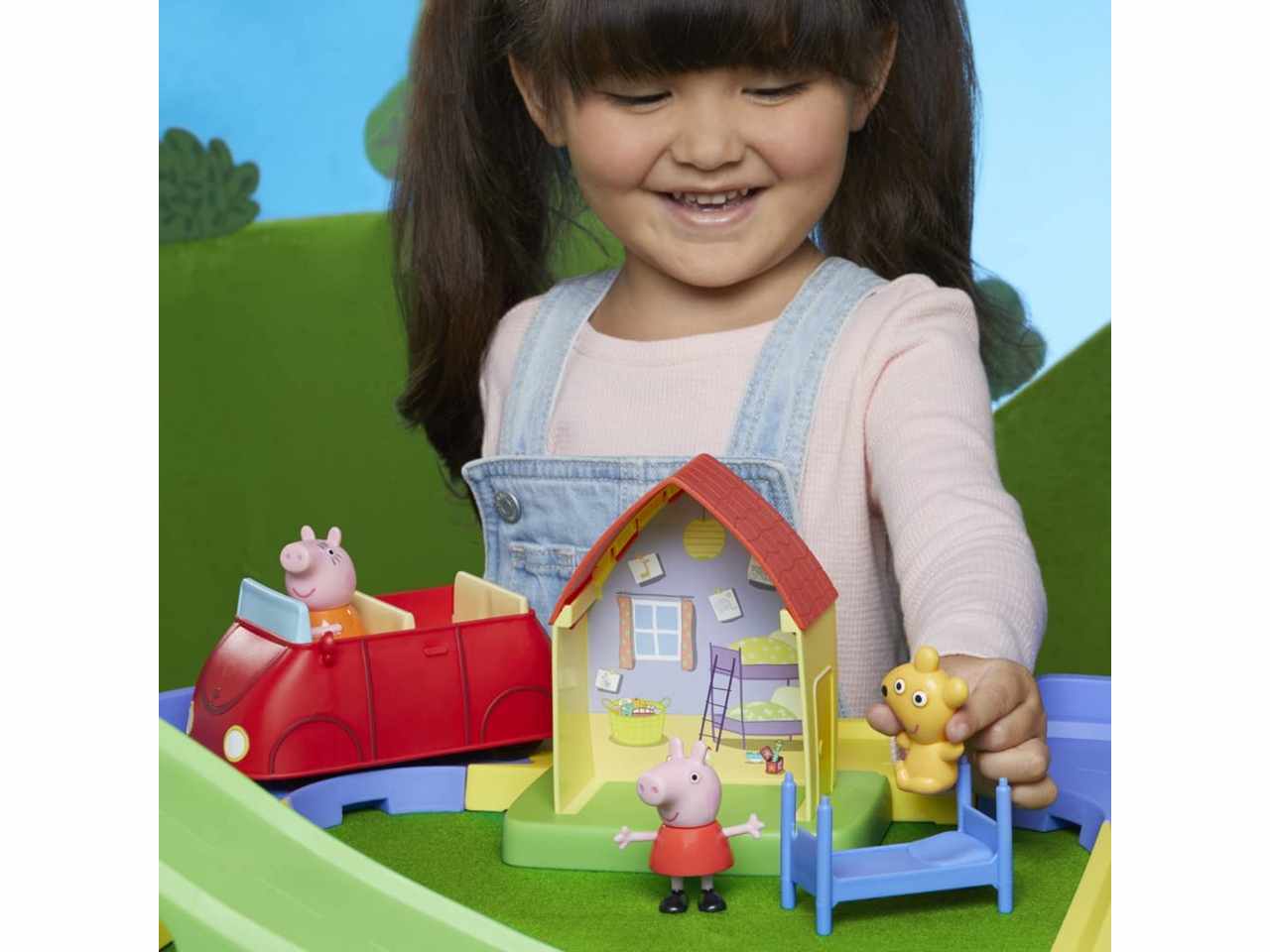 Peppa pig la pista town f48225l0$