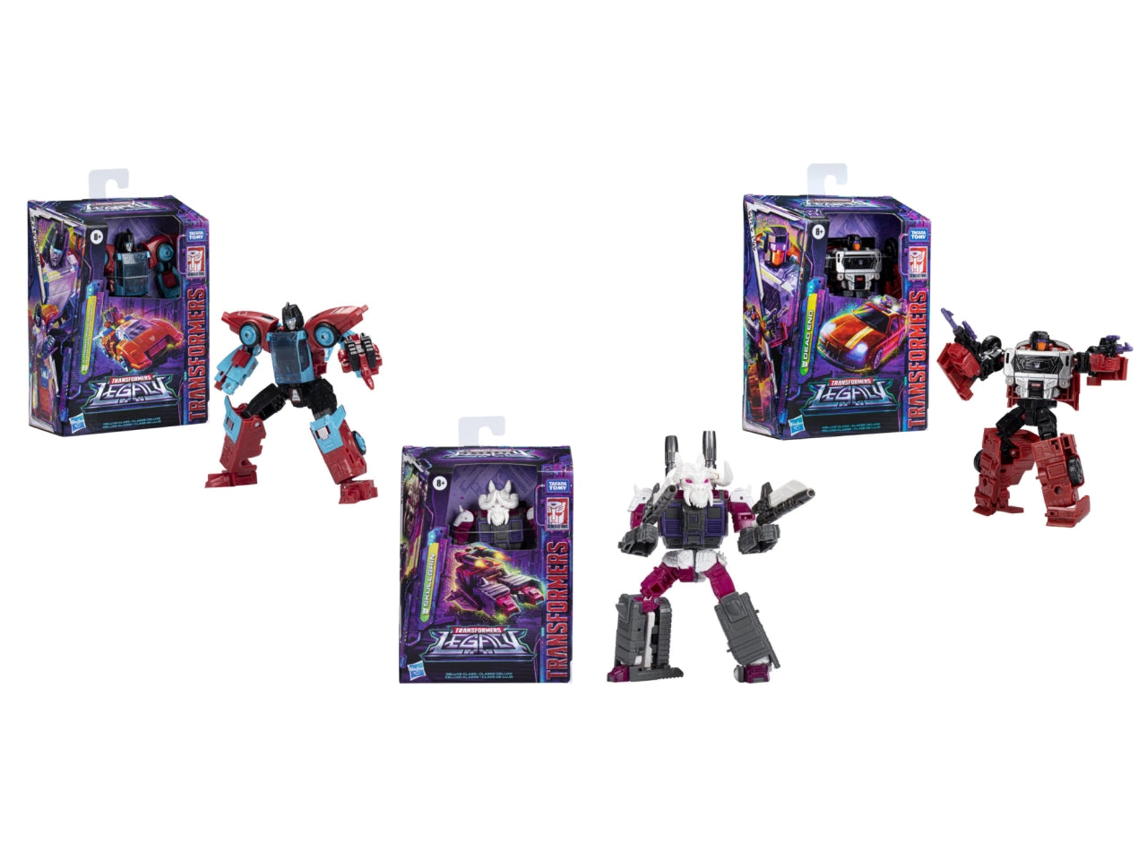 Transformers generations legacy deluxe action figure di skullgrin in scala da 14 cm