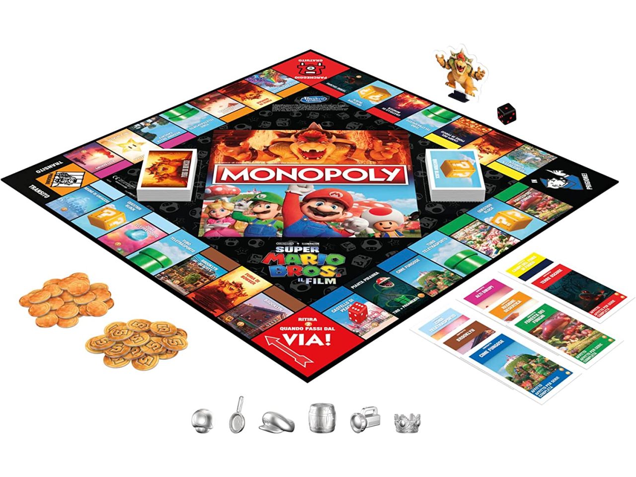 Gioco da tavolo per bambini monopoly super mario movie