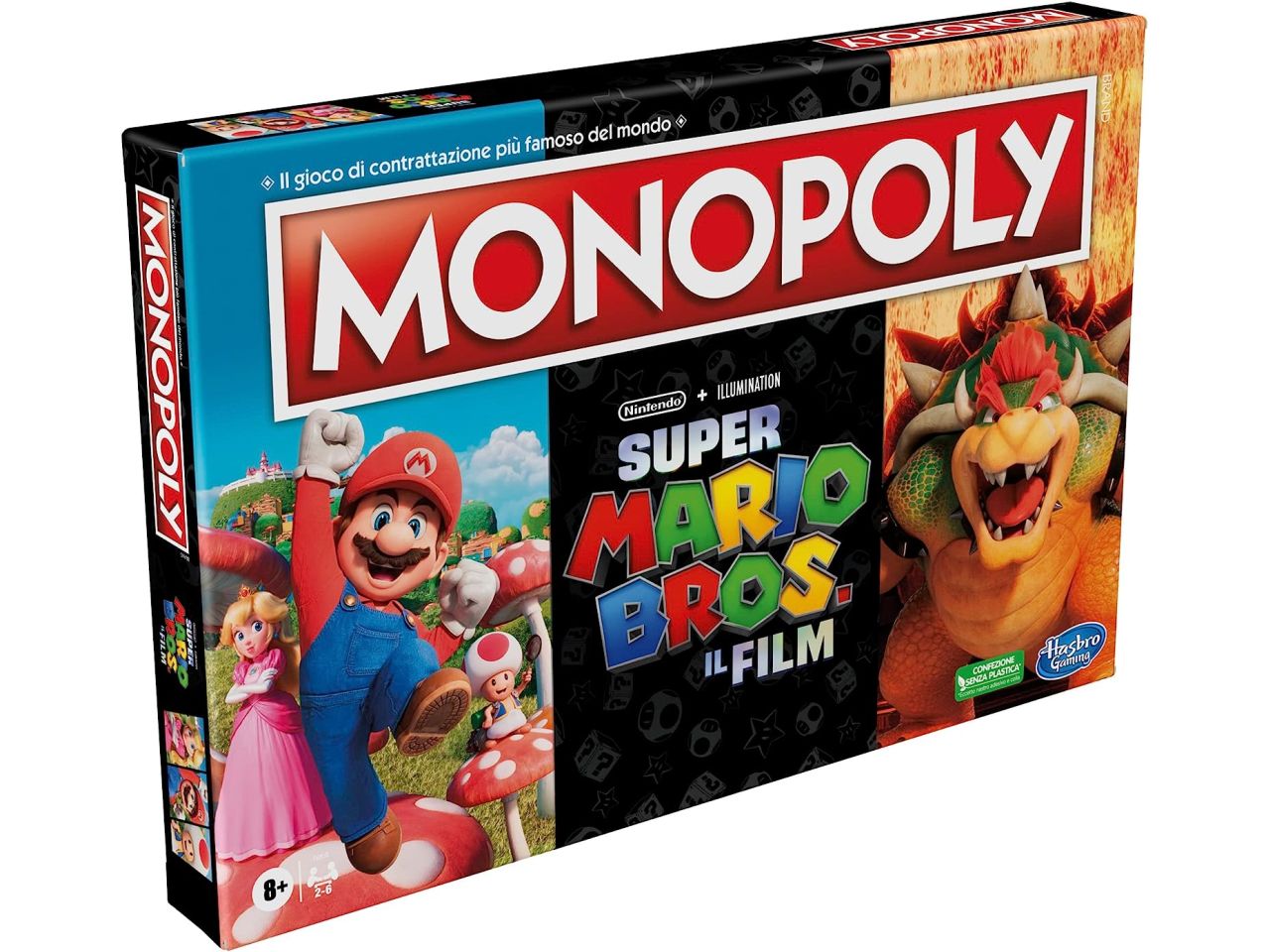 Gioco da tavolo per bambini monopoly super mario movie
