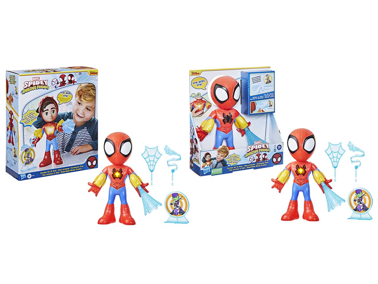 Spidey personaggio elettronico con accessori$