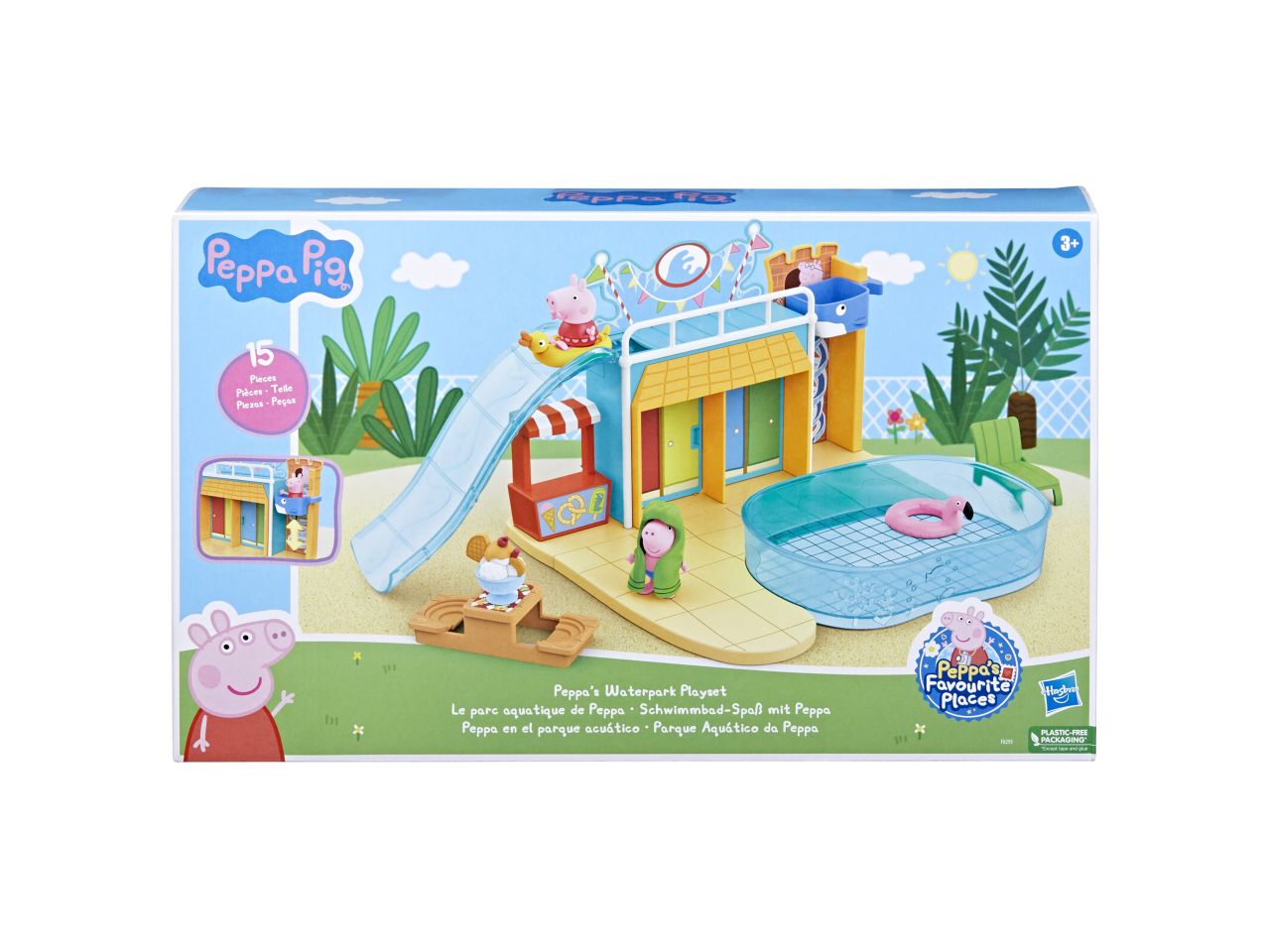 Peppa pig playset acquapark$