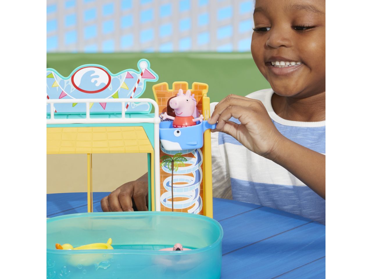 Peppa pig playset acquapark$