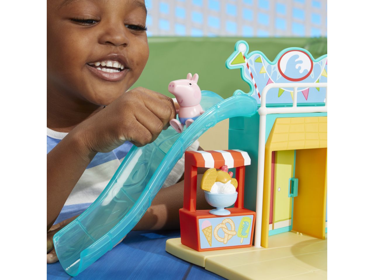 Peppa pig playset acquapark$