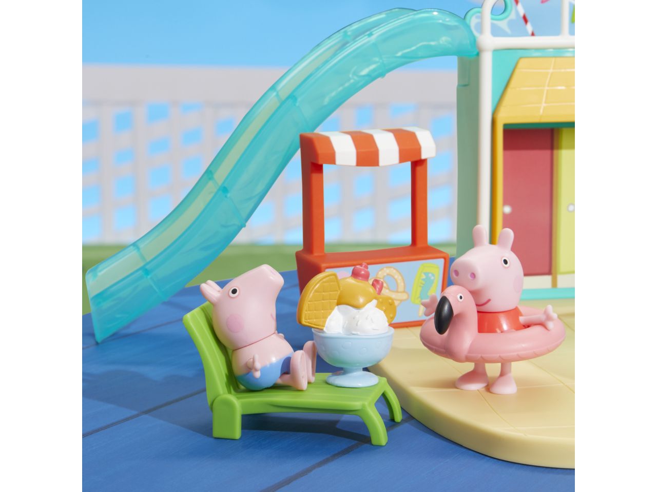 Peppa pig playset acquapark$
