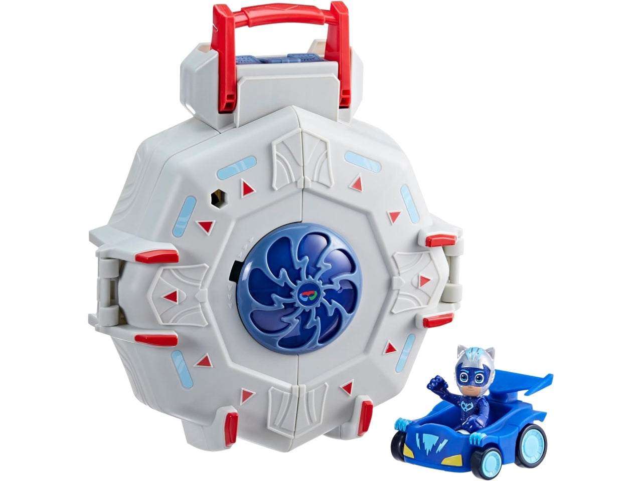 Pj Mask stazione spaziale con personaggio e auto, per bambini dai 3+ anni, Hasbro