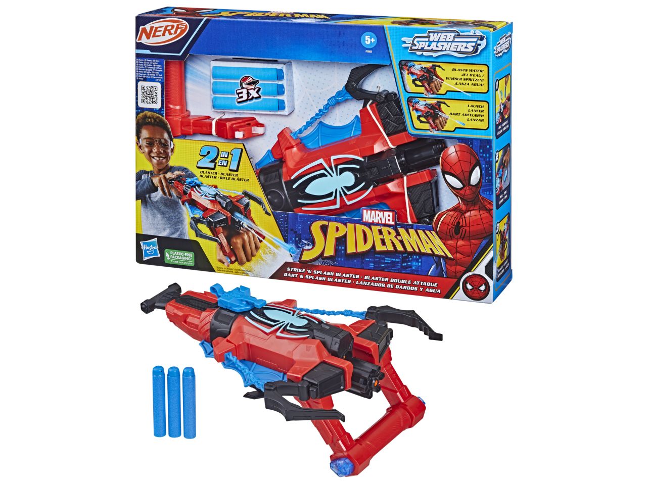 Spiderman strike n splash blaster