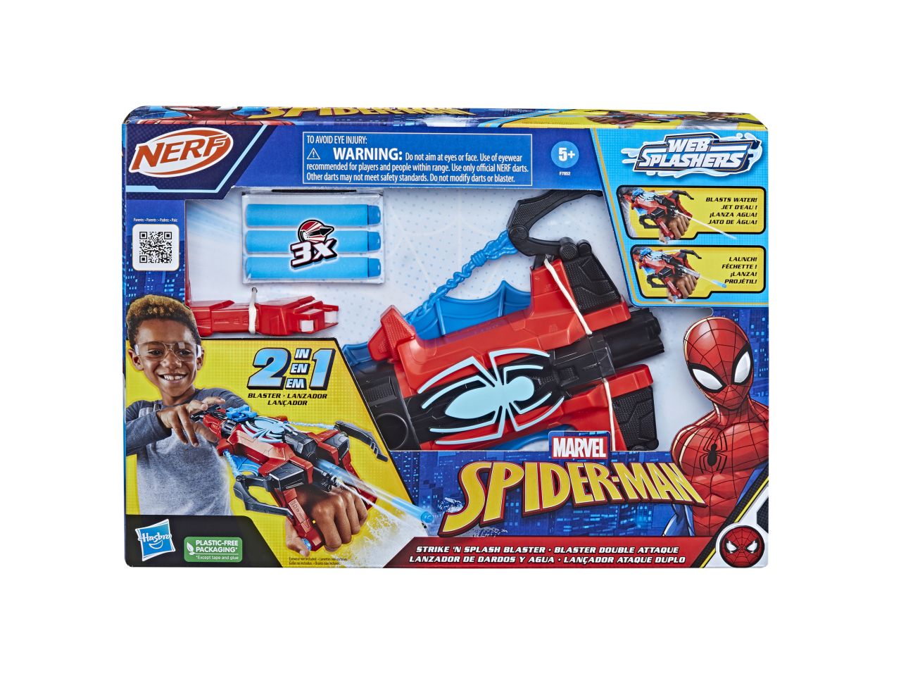 Spiderman strike n splash blaster