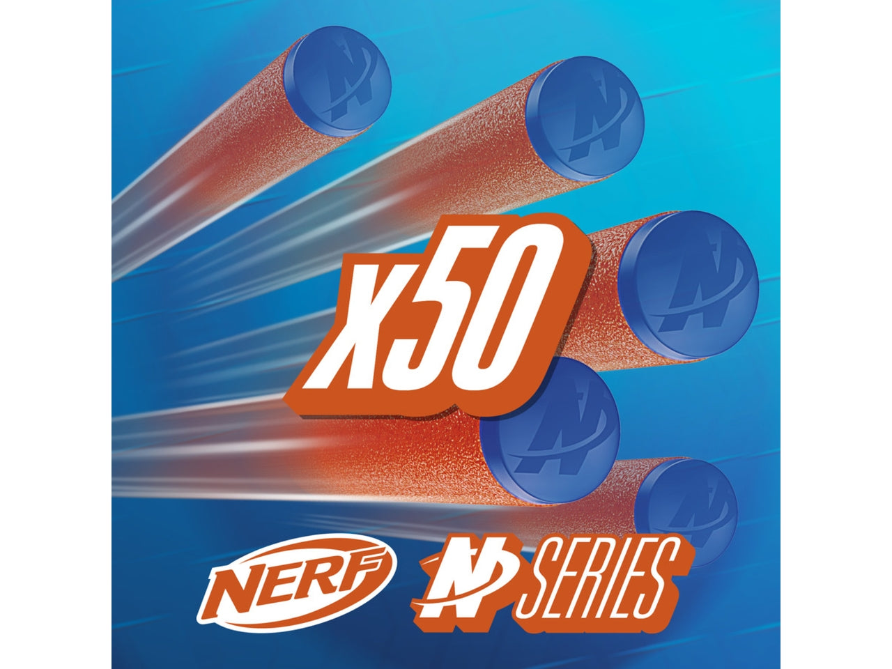 Nerf N-series, 50 Proiettili, dardi per pistole giocattolo per bambini - Hasbro
