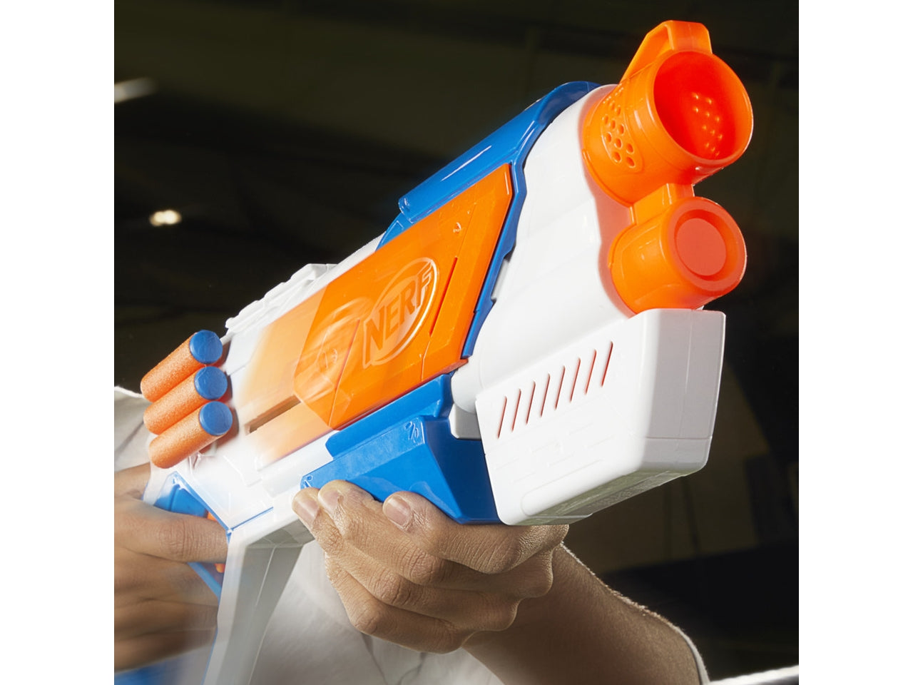 Nerf N-series Strikeback 18 Proiettili, Fucile Giocattolo per bambini - Hasbro
