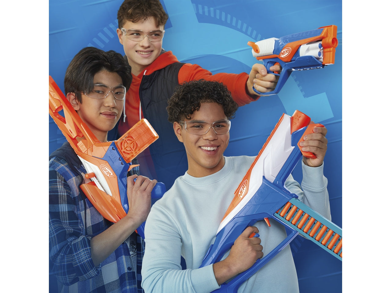 Nerf N-series Strikeback 18 Proiettili, Fucile Giocattolo per bambini - Hasbro